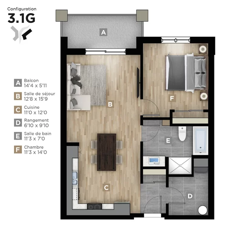 Le Rocher Phase1 Plan 3.1G